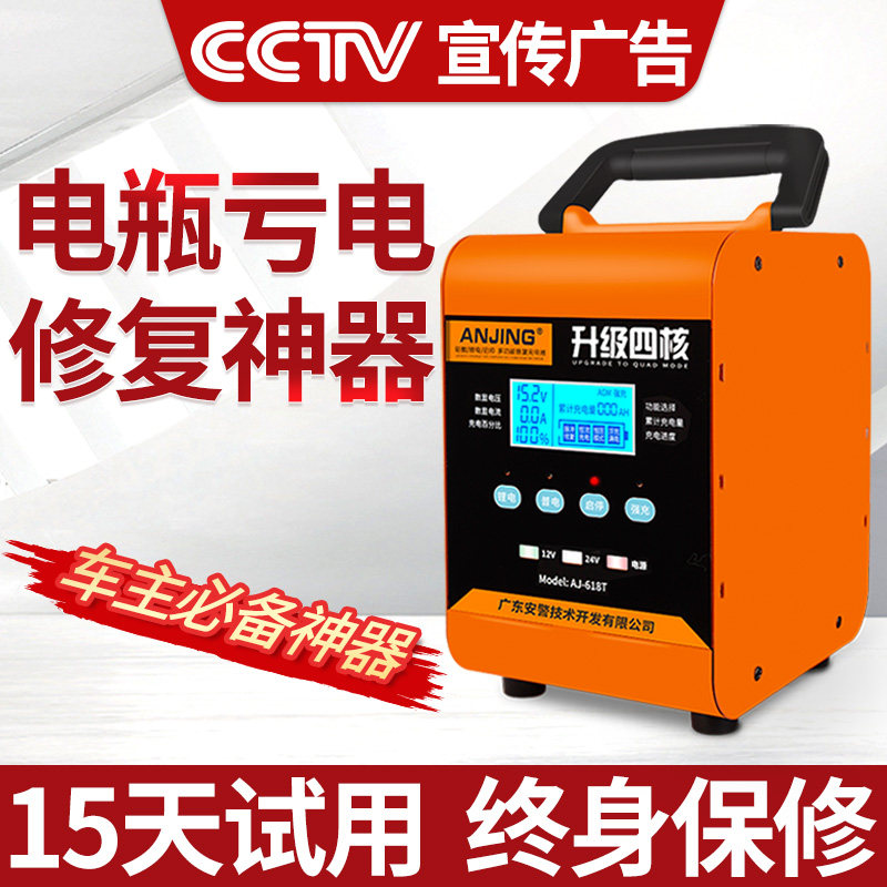 汽车电瓶专用充电器12v24智能充电器充满自动断电12v充电器万能型