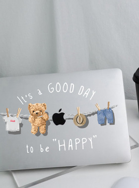 早安泰迪电脑保护壳mac13/14/15/16寸电脑壳MacM1pro/air笔记本电