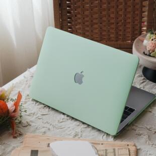 薄荷绿苹果电脑保护套适用于MacBookProM414寸16寸 MacBookM1Pro13MacBookM2Air13寸Air15寸独特电脑壳 2024