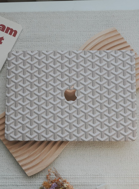 托特纹奶茶款2024新款苹果电脑保护套适用于macbookprom113保护壳笔记本air15macm2air13macbookpro16寸外壳