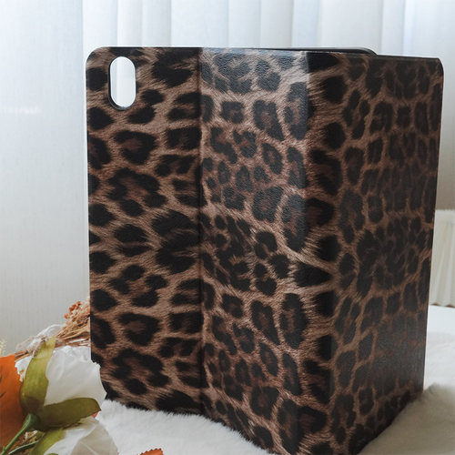 皮革质感皮革美花豹纹