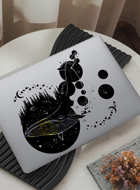 墨海鲸影Mac13寸M1保护套air15寸电脑壳pro13MacbookM4Pro14