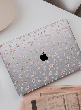 碎花漫舞Mac13寸M1保护套air15寸电脑壳pro13MacbookM4Pro14