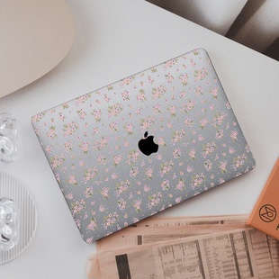 碎花漫舞Mac13寸M1保护套air15寸电脑壳pro13MacbookM4Pro14
