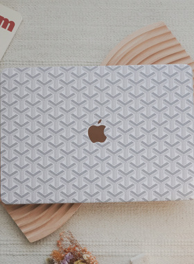 托特纹纯白款2024新款苹果电脑保护套适用于macbookprom113保护壳笔记本air15macm2air13macbookpro16寸外壳