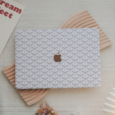 托特纹纯白款2024新款苹果电脑保护套适用于macbookprom113保护壳笔记本air15macm2air13macbookpro16寸外壳