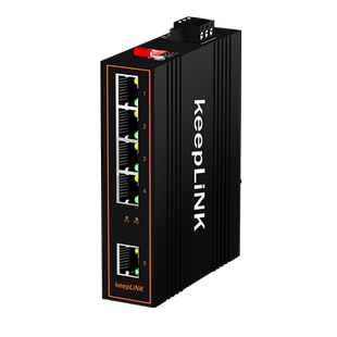 keepLINK 工业交换机 5口百兆 导轨式 KP-9000-45-5TX