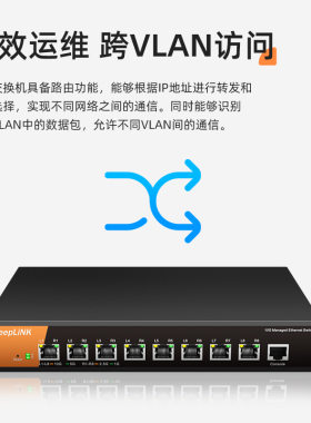keepLINK 万兆交换机5口8口万兆电口光口即插即用