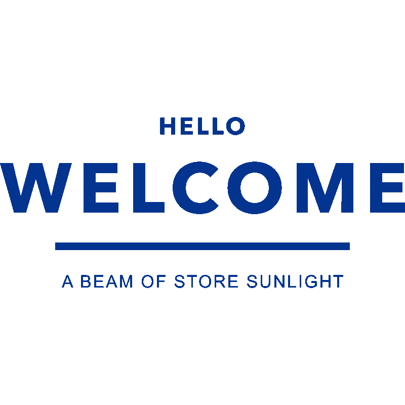 WELCOME橱窗玻璃门贴纸 欢迎光临英文网红咖啡服装面包甜品店装饰