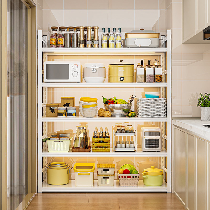 厨房置物架落地家用微波炉收纳架子储物架货架多功能烤箱多层橱柜,厨房/烹饪用具,微波炉置物架,淘宝优惠券,粉丝福利购,淘宝优惠卷