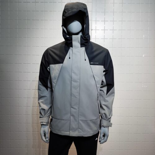 安踏冲锋衣两件套男加绒梭织外套防泼水1冬季保暖运动服152546605