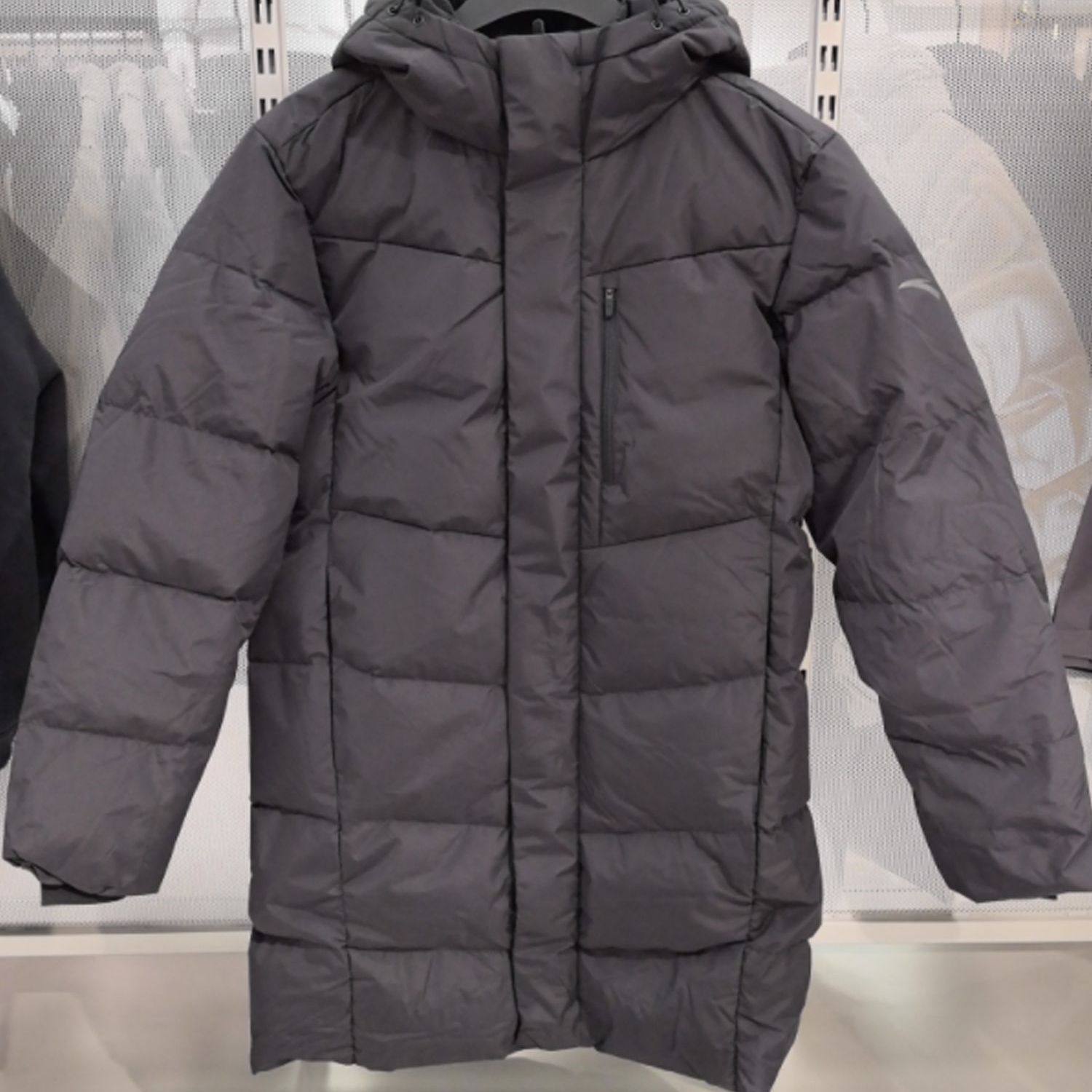 安踏羽绒服男中长款连帽冬季8保暖防寒棉服外套官方正品152617902