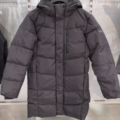 安踏羽绒服男中长款连帽冬季8保暖防寒棉服外套官方正品152617902