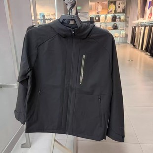 安踏外套男加绒连帽梭织运动上衣冬季 保暖9防泼水夹克152547613N