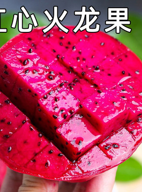 红心火龙果新鲜现摘当季金都一号大果甜农家水果红肉5斤整箱包邮