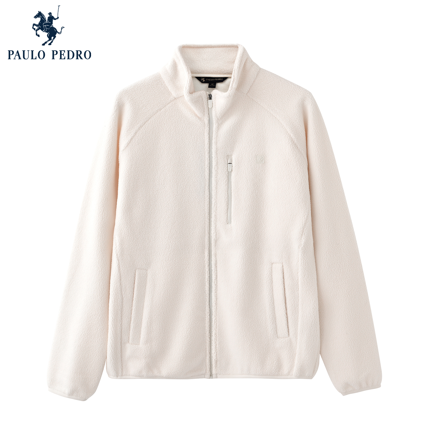 保罗彼得2025秋冬新款摇粒绒短外套女保暖抓绒内胆立领NTECU00111