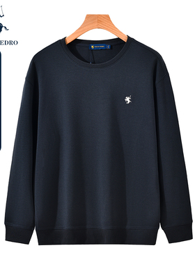 保罗彼得春秋新款男士休闲时尚百搭长袖卫衣圆领T恤上衣DTCA47830