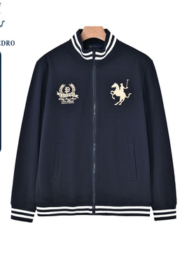 保罗彼得春秋季新款男士休闲卫衣拉链棒球服立领短外套TBCC48070