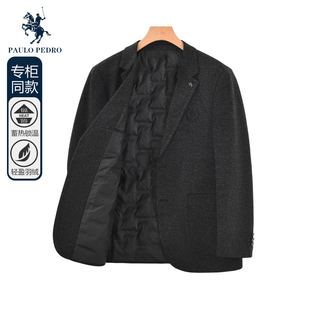 保罗彼得专柜同款 商务外套FVCD20250 冬男士 高档加棉保暖西服西装