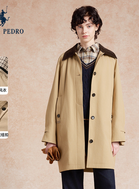 保罗彼得2025冬季女90白鸭绒中长款羽绒服保暖风衣外套LXEDU00481