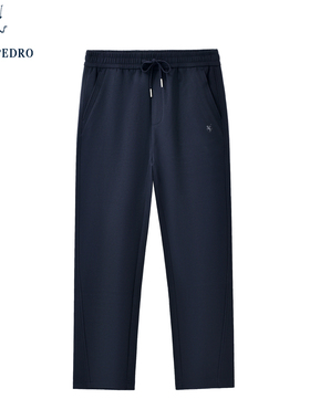 [加绒]保罗彼得2025秋冬男新款厚款保暖休闲抽绳长裤子KCECK00070