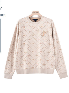 保罗彼得春秋新女式长袖时尚卫衣复古宽松上衣专柜同款TBDA48460