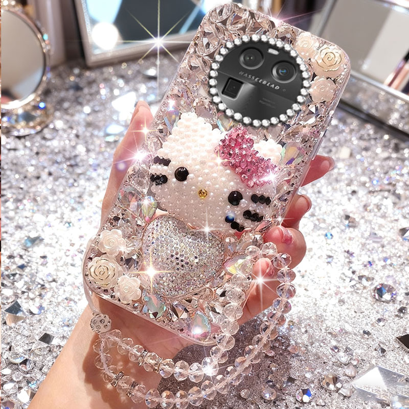 高端奢华镶钻手机壳，不掉钻，不发黄