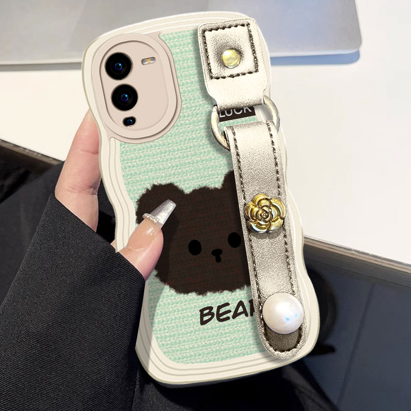 波浪实色手机壳，全包防摔，非常好用