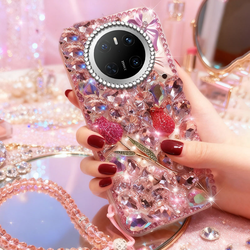 高端奢华镶钻手机壳，不掉钻，不发黄