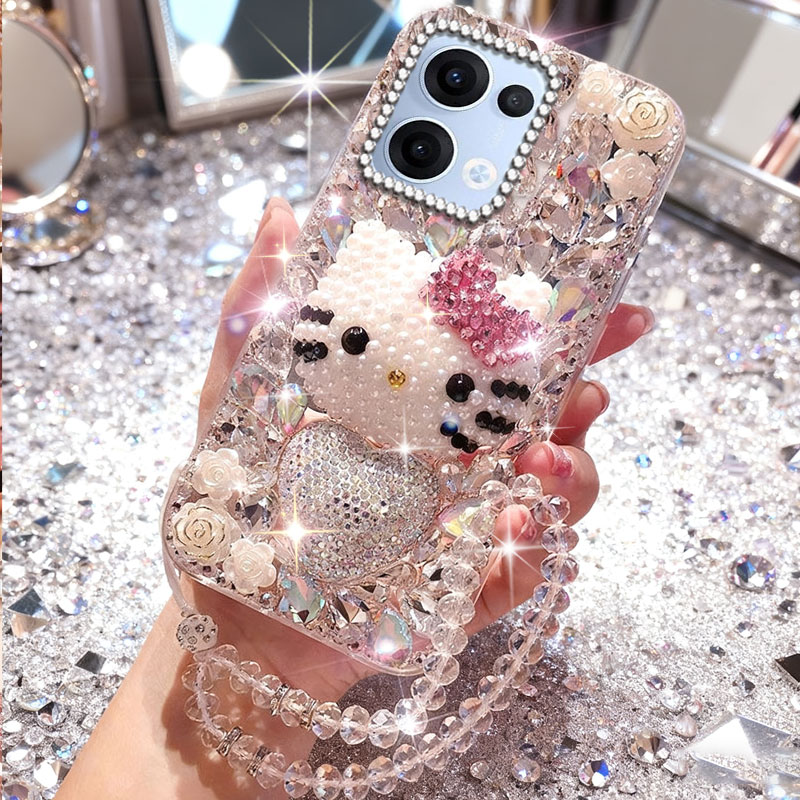 高端奢华镶钻手机壳，不掉钻，不发黄