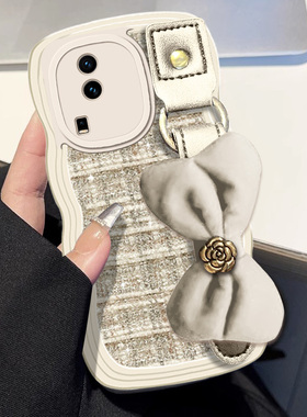 2025蛇年红色名媛小香风适用iQOONeo7手机壳女款Z9x冬天s18春节Y85保护套9过年9S喜庆T2x新年Y35 5G针织