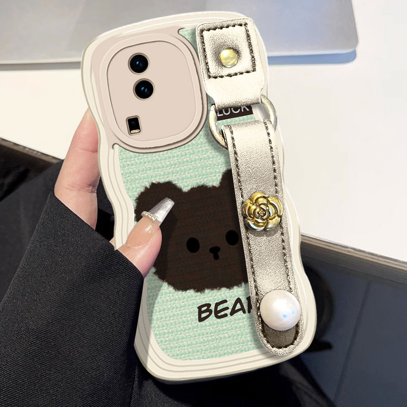 波浪实色手机壳，全包防摔，非常好用