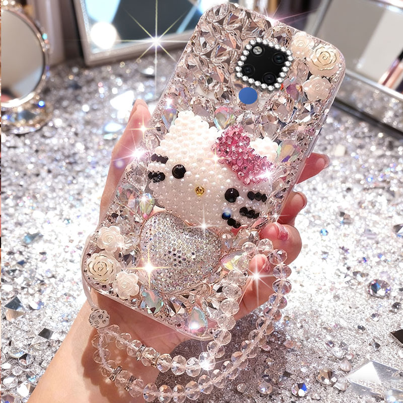 高端奢华镶钻手机壳，不掉钻，不发黄