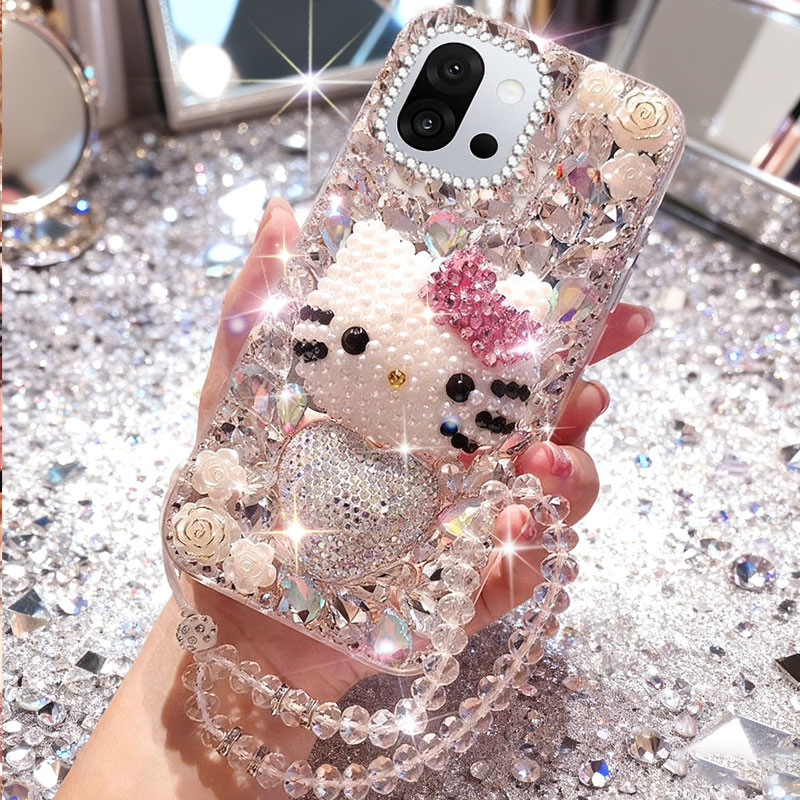高端奢华镶钻手机壳，不掉钻，不发黄