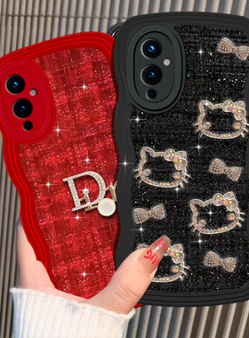 红色新年针织布艺小香风适用oneplus一加9手机壳本命年11春节Ace2V小小众Ace2蛇年9Pro冬天AcePro女款9RT