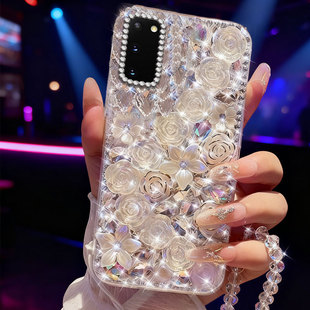 镶钻新款本命年适用三星GalaxyS20手机壳奢华S10e新品S23FE小众S21+网红S30马年S8新年款S10+高端S20fe外壳