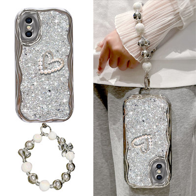 电镀奢华高端爆闪适用苹果iPhoneXSMax手机壳女士iPhone13高级感小众iPhone6奢华iPhone11Pro保护套