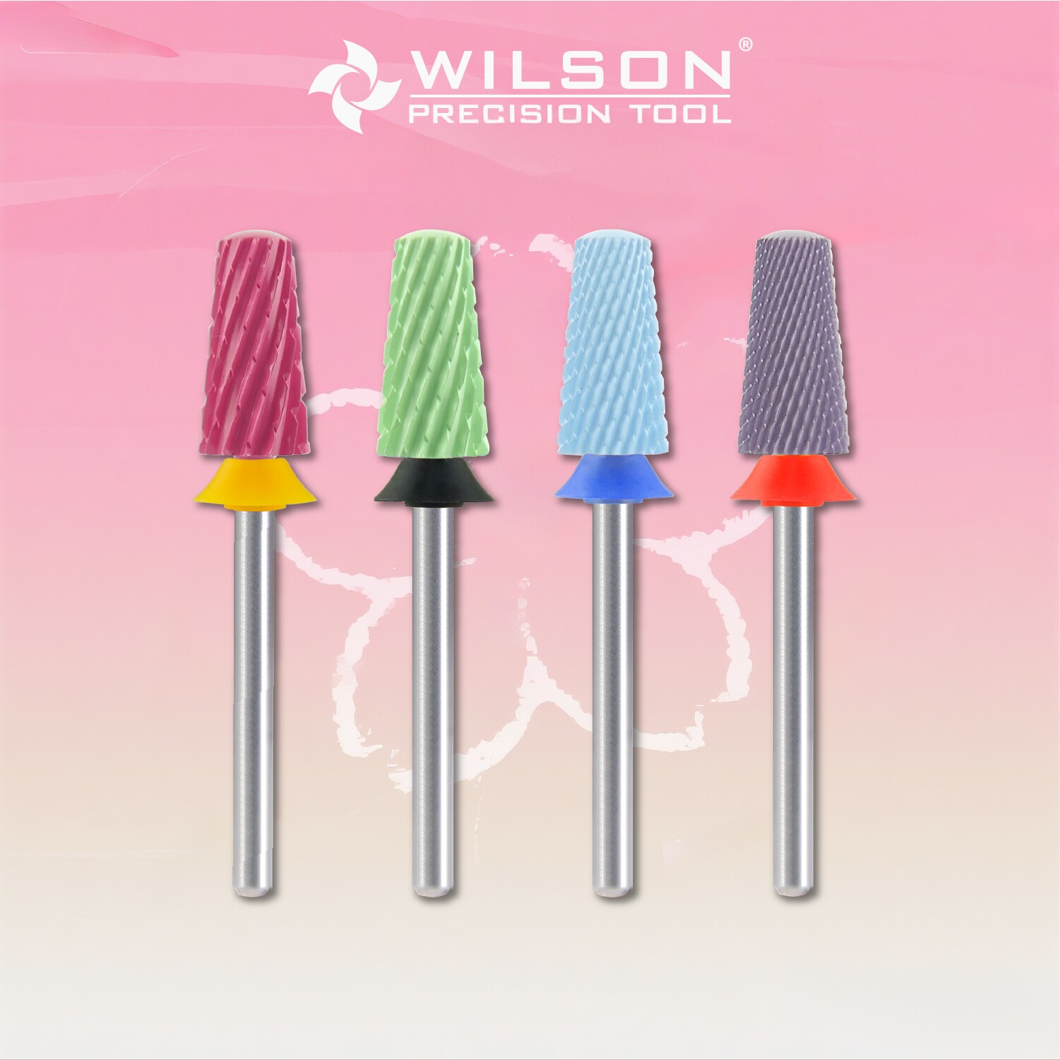 WILSON惠而顺6.6mm锥形光头彩色安全型卸甲磨头 新品上新