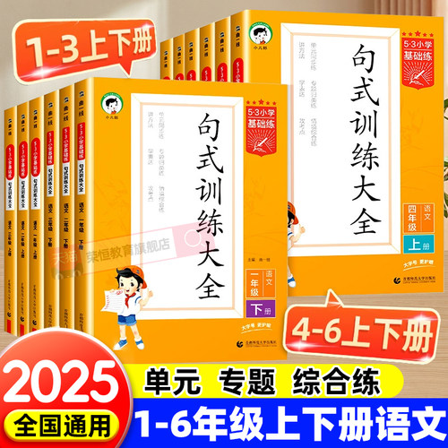 53小学基础练句式强化训练大全