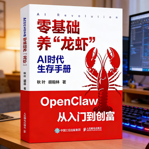 AI时代生存手册:零基础养“龙虾”2026官方正版打造属于自己的AI员工解放双手!搭建AI自动化工作火山ArkClaw飞书妙搭智谱AutoClaw