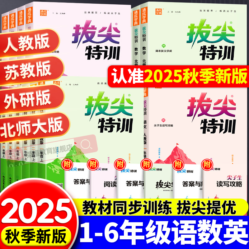 2025新版拔尖特训人教版