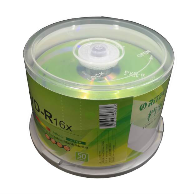 铼德RITEK 档案级 4.7G DVD-R 120MIN 刻录盘 空白光盘 dvd 包邮