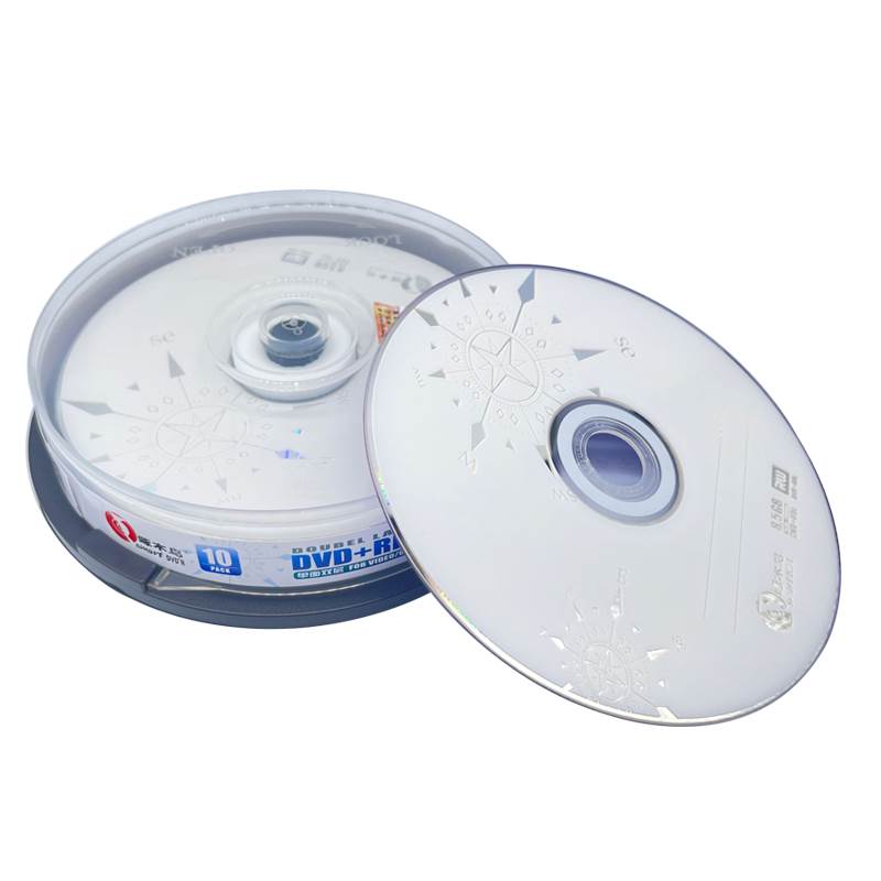 啄木鸟 大容量刻录盘DVD+R DL D9 8.5G 单面双层 空白光盘 10片装
