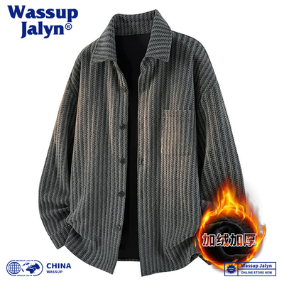 WASSUPJALYN雪尼尔鱼骨夹克