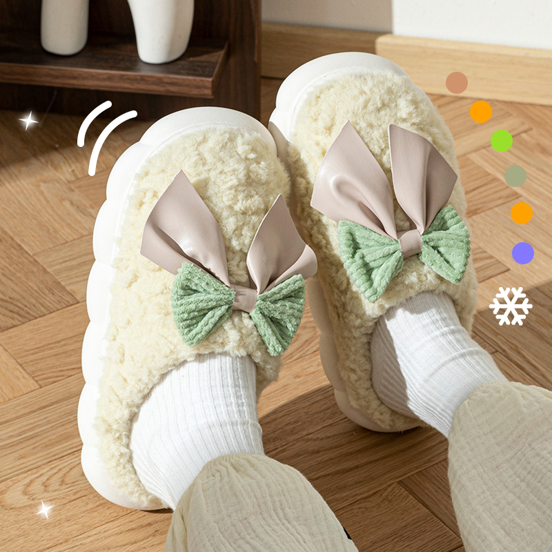 棉拖鞋女款秋冬季2025新款加绒室内居家居可爱保暖毛绒拖鞋女冬天