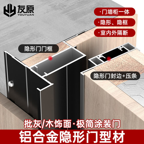 友原铝合金隐形门套门套线