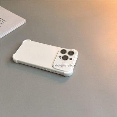 白色大视窗哑光适用苹果17手机壳硅胶17Promax软胶新款16pro卡通16高级感iPhone15防摔14全包17pro男女超好看