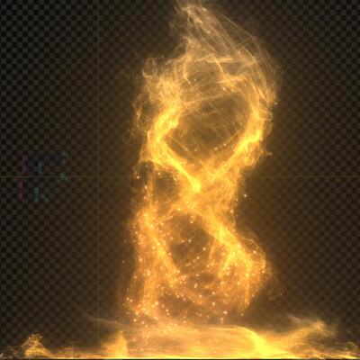 houdini20魔法能量粒子龙卷风hip Fd工作室制作 自动发货