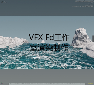 houdini20 XPU渲染河流材质工程 不包括解算 只有渲染 自动发货