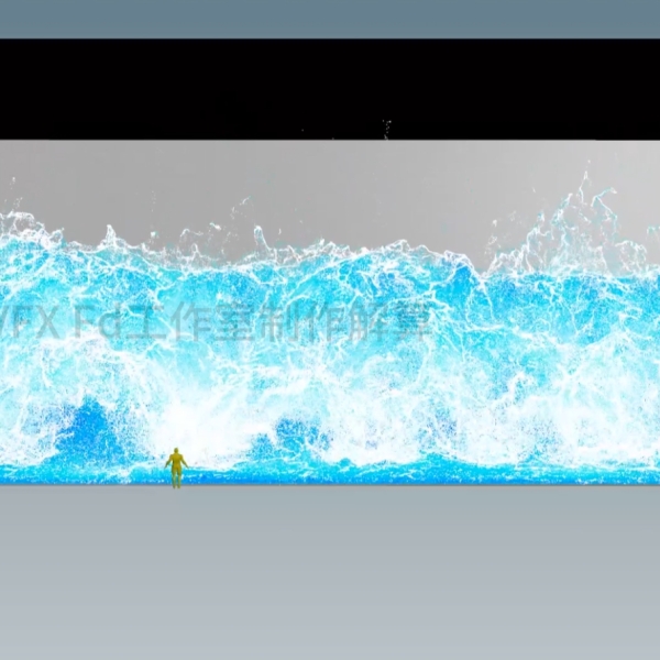 Houdini20裸眼三D水族箱工程hip 不使用任何插件 无渲染Fd制作